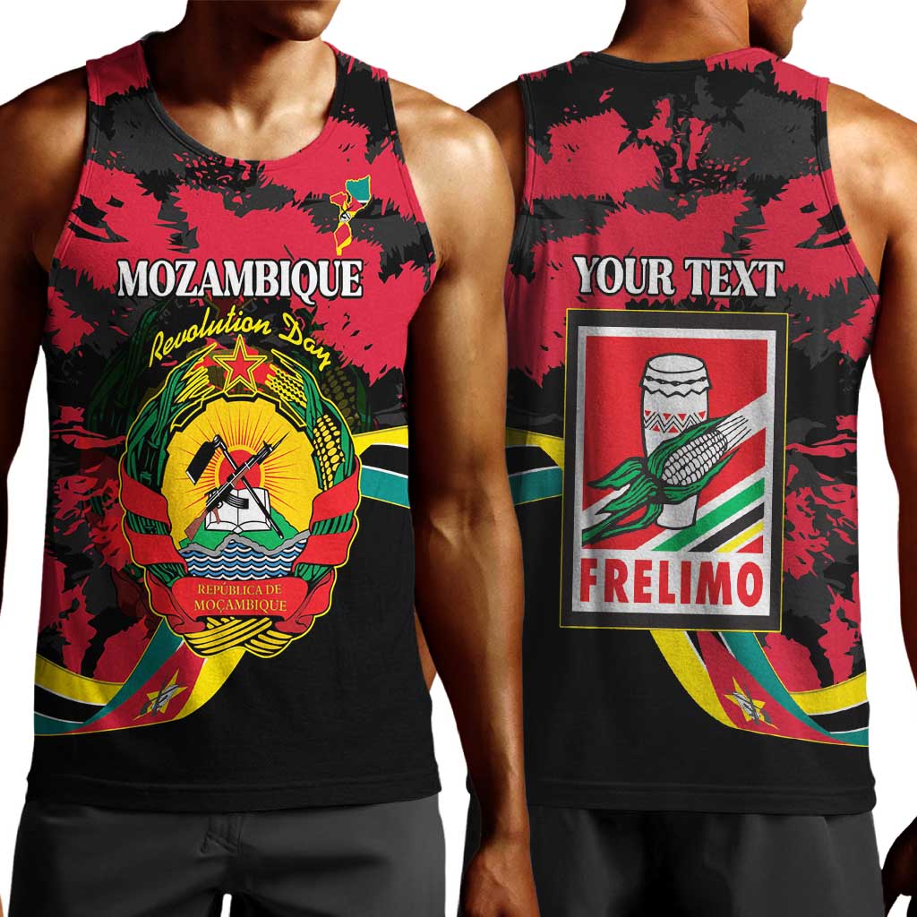 Personalized FRELIMO Mozambique Men Tank Top Happy Revolution Day - African Pride