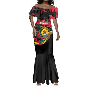 Personalized FRELIMO Mozambique Mermaid Dress Happy Revolution Day - African Pride