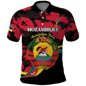 Personalized FRELIMO Mozambique Polo Shirt Happy Revolution Day - African Pride