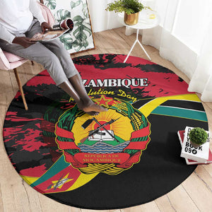 FRELIMO Mozambique Round Carpet Happy Revolution Day - African Pride