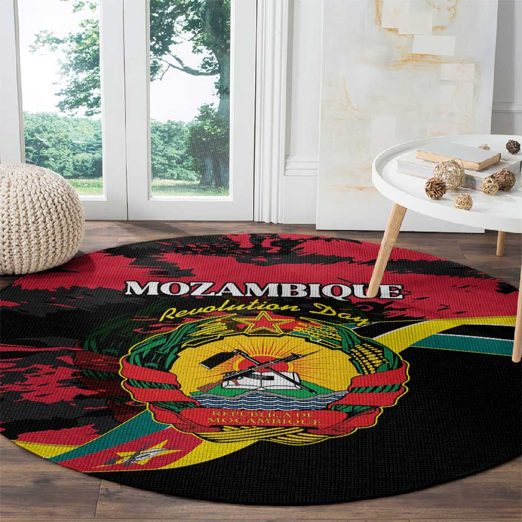 FRELIMO Mozambique Round Carpet Happy Revolution Day - African Pride