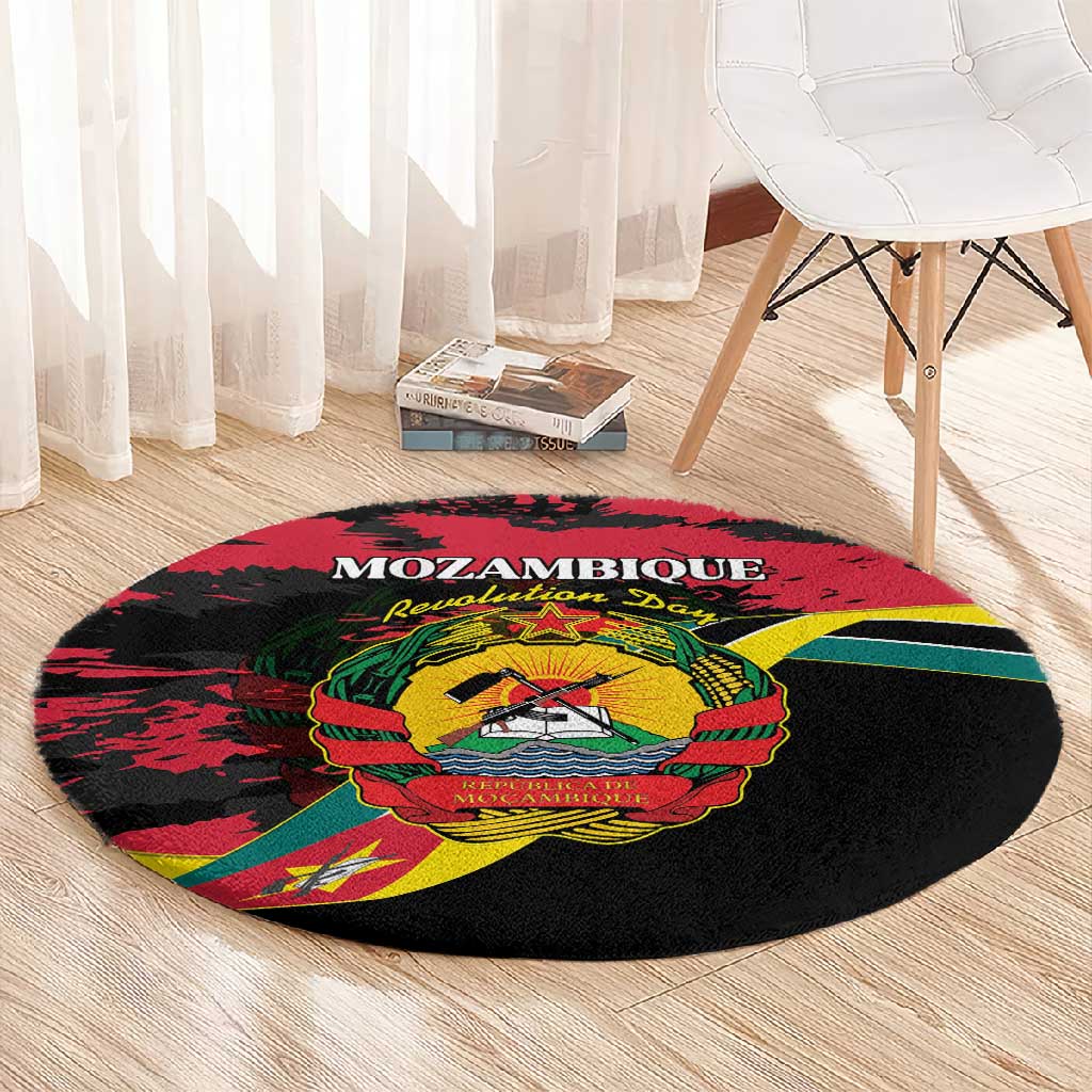 FRELIMO Mozambique Round Carpet Happy Revolution Day - African Pride