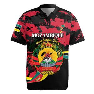 Personalized FRELIMO Mozambique Rugby Jersey Happy Revolution Day - African Pride