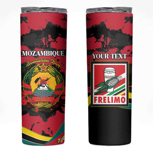 Personalized FRELIMO Mozambique Skinny Tumbler Happy Revolution Day - African Pride