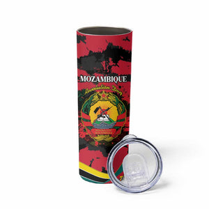 Personalized FRELIMO Mozambique Skinny Tumbler Happy Revolution Day - African Pride