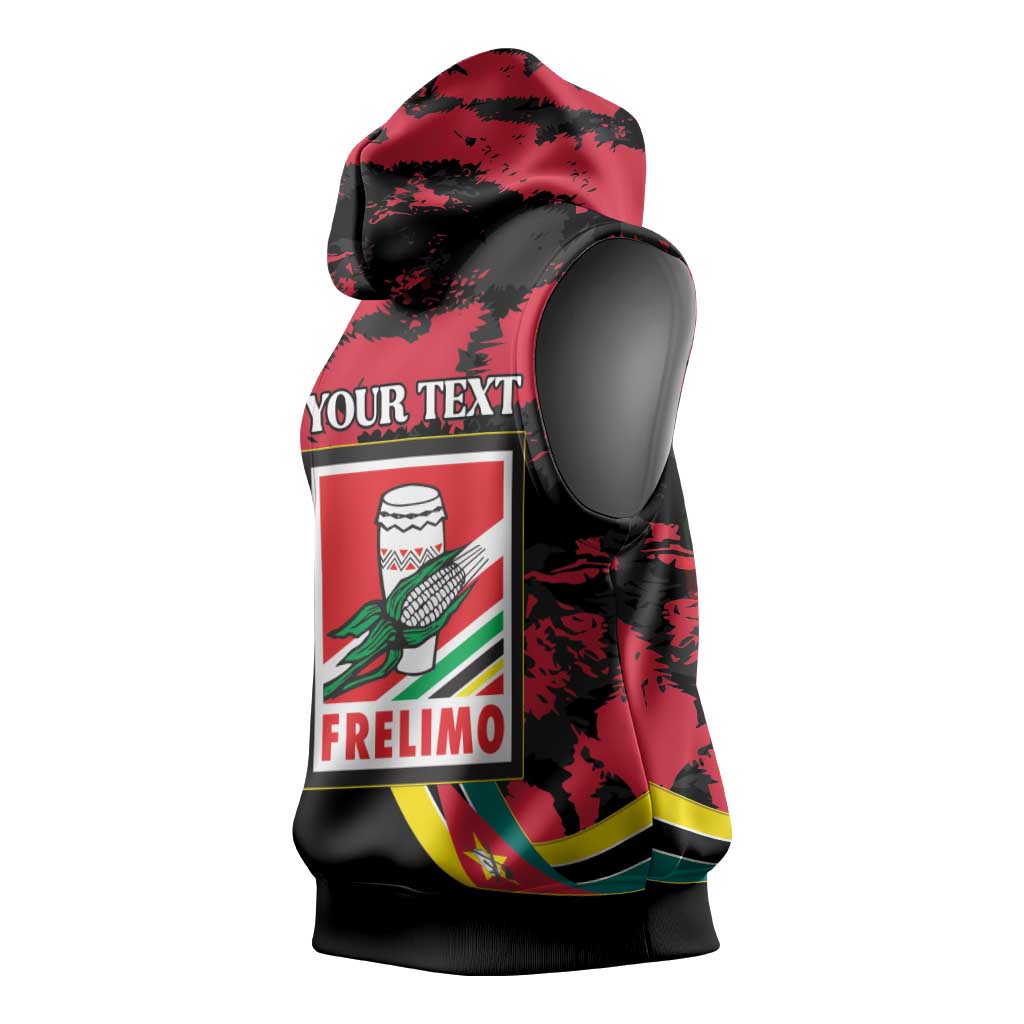 Personalized FRELIMO Mozambique Sleeveless Hoodie Happy Revolution Day - African Pride