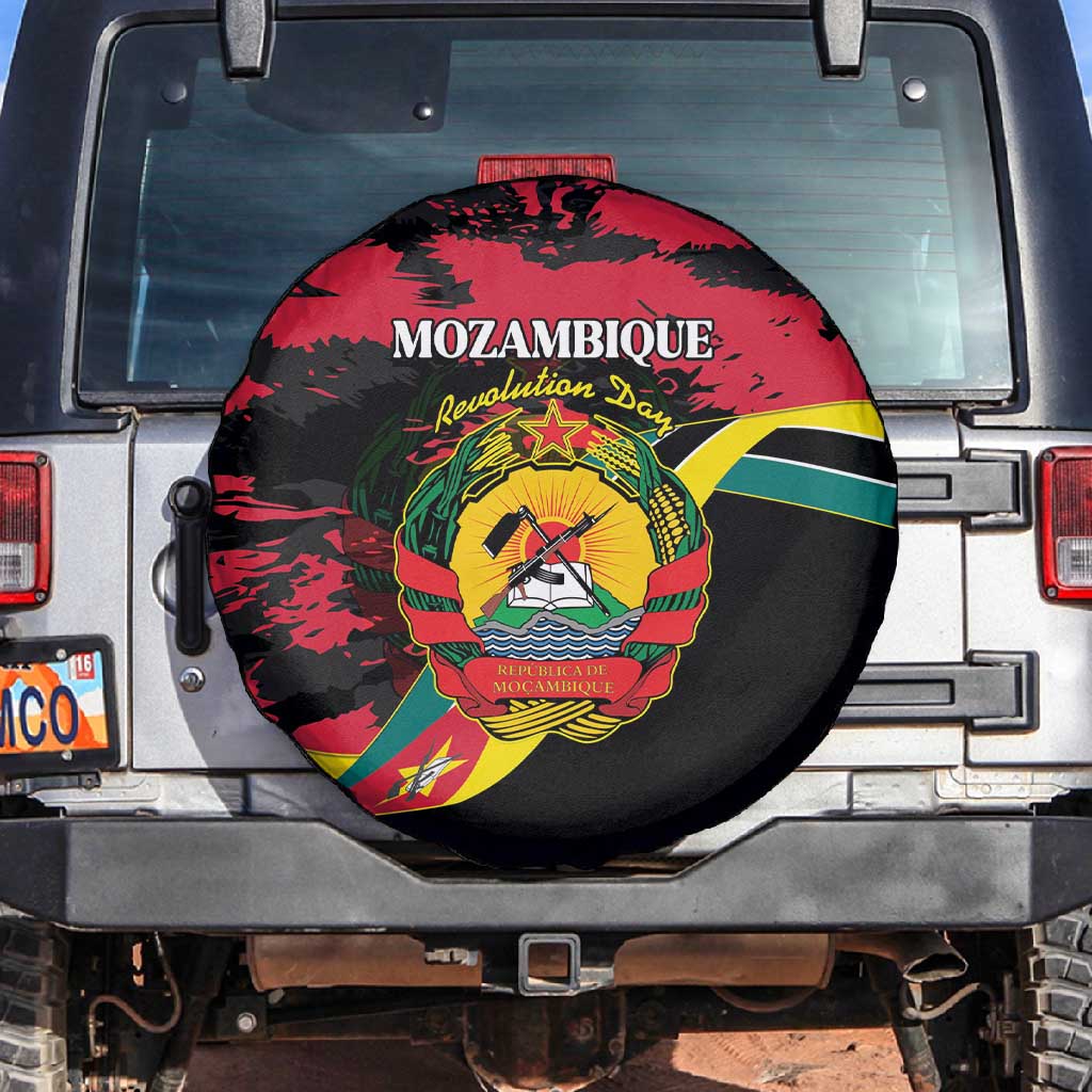 FRELIMO Mozambique Spare Tire Cover Happy Revolution Day - African Pride