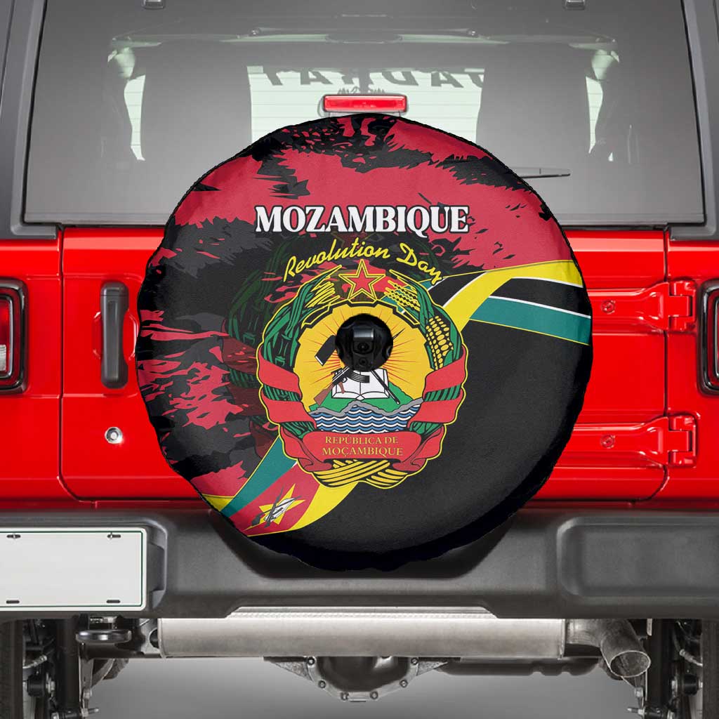 FRELIMO Mozambique Spare Tire Cover Happy Revolution Day - African Pride