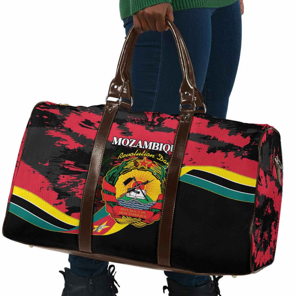 Mozambique Revolution Day Travel Bag Coat Of Arms FRELIMO