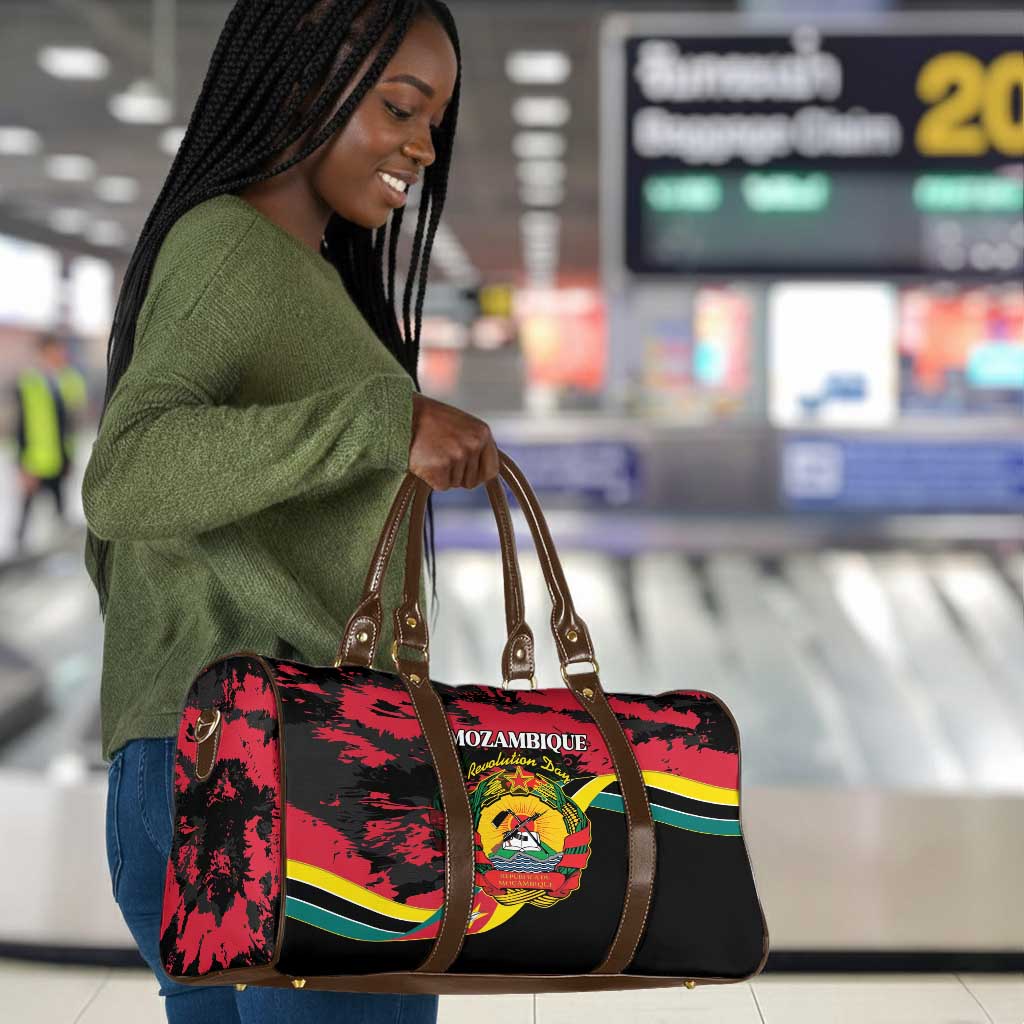 Mozambique Revolution Day Travel Bag Coat Of Arms FRELIMO