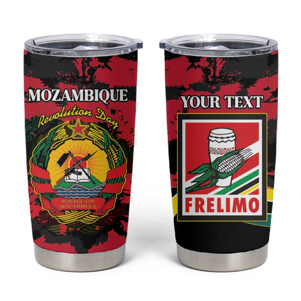Personalized FRELIMO Mozambique Tumbler Cup Happy Revolution Day - African Pride