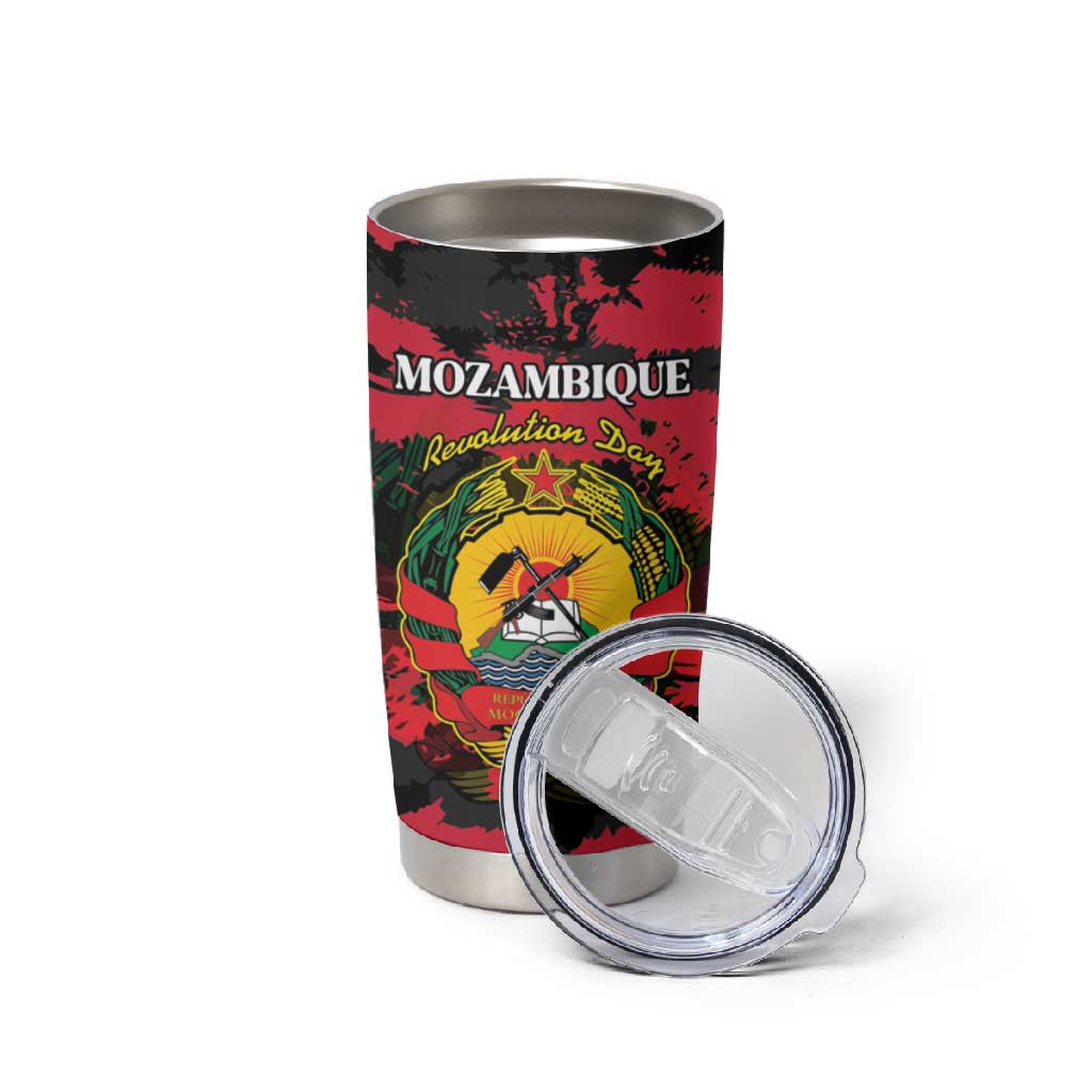 Personalized FRELIMO Mozambique Tumbler Cup Happy Revolution Day - African Pride