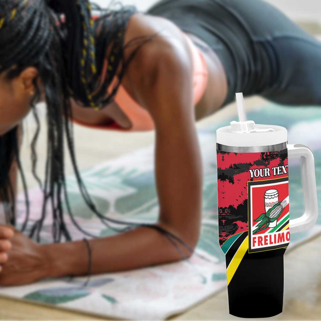 Personalized FRELIMO Mozambique Tumbler With Handle Happy Revolution Day - African Pride