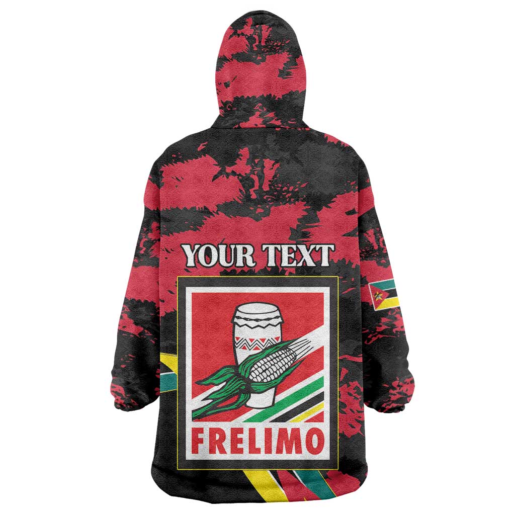 Personalized FRELIMO Mozambique Wearable Blanket Hoodie Happy Revolution Day - African Pride
