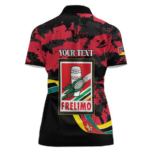 Personalized FRELIMO Mozambique Women Polo Shirt Happy Revolution Day - African Pride