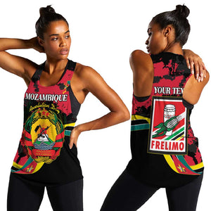 Personalized FRELIMO Mozambique Women Racerback Tank Happy Revolution Day - African Pride