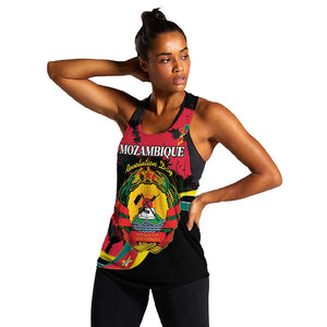Personalized FRELIMO Mozambique Women Racerback Tank Happy Revolution Day - African Pride