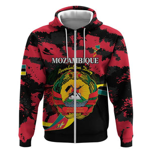 Personalized FRELIMO Mozambique Zip Hoodie Happy Revolution Day - African Pride