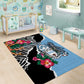 Botswana Independence Day Area Rug Kalahari Devils Claw Zebra With Arican Pattern - African Pride