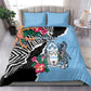 Botswana Independence Day Bedding Set Kalahari Devils Claw Zebra With Arican Pattern - African Pride