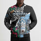 Personalized Botswana Independence Day Bomber Puffer Jacket Coat Of Arms Devils Claw