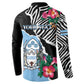 Personalized Botswana Independence Day Button Sweatshirt Coat Of Arms Devils Claw