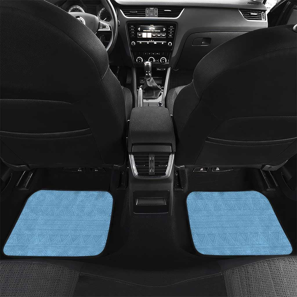 Botswana Independence Day Car Mats Kalahari Devils Claw Zebra With Arican Pattern - African Pride