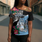 Personalized Botswana Independence Day Cross Shoulder Shirt Coat Of Arms Devils Claw