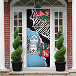Personalized Botswana Independence Day Door Cover Coat Of Arms Devils Claw