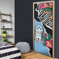 Personalized Botswana Independence Day Door Cover Coat Of Arms Devils Claw
