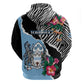 Personalized Botswana Independence Day Hoodie Kalahari Devils Claw Zebra With Arican Pattern - African Pride