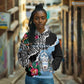 Personalized Botswana Independence Day Hoodie Kalahari Devils Claw Zebra With Arican Pattern - African Pride