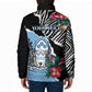 Personalized Botswana Independence Day Padded Jacket Coat Of Arms Devils Claw
