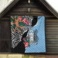 Botswana Independence Day Quilt Kalahari Devils Claw Zebra With Arican Pattern - African Pride