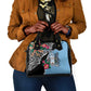Botswana Independence Day Shoulder Handbag Kalahari Devils Claw Zebra With Arican Pattern - African Pride