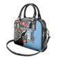 Botswana Independence Day Shoulder Handbag Kalahari Devils Claw Zebra With Arican Pattern - African Pride