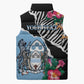Personalized Botswana Independence Day Sleeveless Puffer Jacket Coat Of Arms Devils Claw