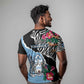 Personalized Botswana Independence Day T shirt Kalahari Devils Claw Zebra With Arican Pattern - African Pride