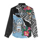 Personalized Botswana Independence Day Women Casual Shirt Kalahari Devils Claw Zebra With Arican Pattern - African Pride