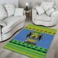 Afro Gabon Christmas Area Rug Coat Of Arm Mix African Pattern