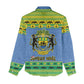 Afro Gabon Christmas Women Casual Shirt Coat Of Arms Mix African Pattern LT15