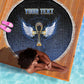 Personalised Egyptian Ankh Beach Blanket Egypt Hieroglyphs Pattern