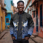 Personalised Egyptian Ankh Bomber Jacket Egypt Hieroglyphs Pattern