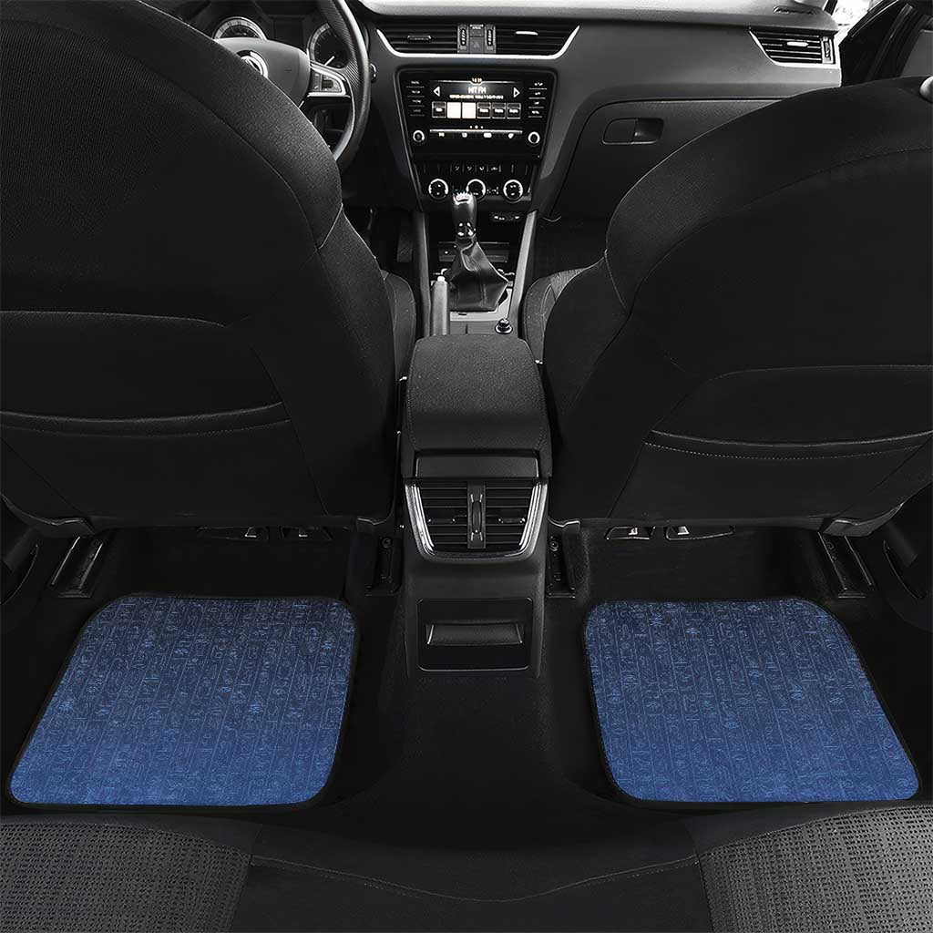 Personalised Egyptian Ankh Car Mats Egypt Hieroglyphs Pattern