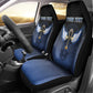 Personalised Egyptian Ankh Car Seat Cover Egypt Hieroglyphs Pattern