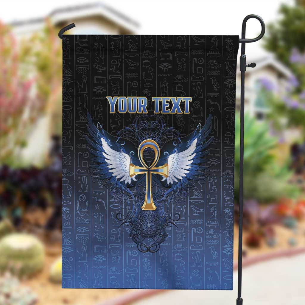Personalised Egyptian Ankh Garden Flag Egypt Hieroglyphs Pattern
