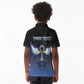 Personalised Egyptian Ankh Kid Polo Shirt Egypt Hieroglyphs Pattern