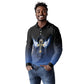 Personalised Egyptian Ankh Long Sleeve Polo Shirt Egypt Hieroglyphs Pattern
