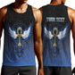Personalised Egyptian Ankh Men Tank Top Egypt Hieroglyphs Pattern