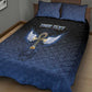 Personalised Egyptian Ankh Quilt Bed Set Egypt Hieroglyphs Pattern